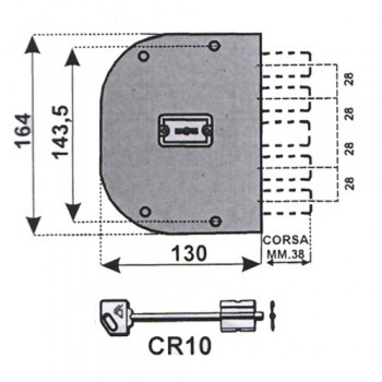 cr 2000 dx serratura
